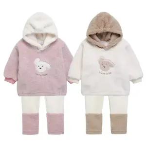 [그린베베] 영유아 겨울용_댕댕이 후드상하복 2종세트/아기옷/외출복/상하세트/유아옷/신생아/남아/여아/돌복/KC인증/국내생산