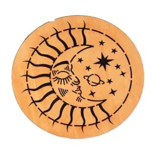 휴대용 명상악기 스트림 달 드럼 숲 시냇물 소리 자연 연습용 12인치 대형 사운드 테라피