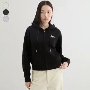 [게스][25FW] [ON] 여성 CP쭈리 크롭 후드집업 OP3KE400