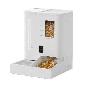 넥스트유 펫지니 강아지 고양이 듀얼 자동 급식기 급수기 CCTV 홈캠 올인원