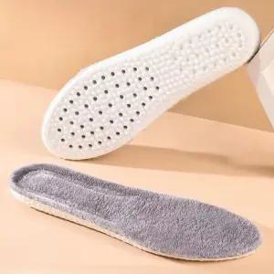 겨울 방한 여자 남자 프리미엄 털 보온 밑창 깔창
