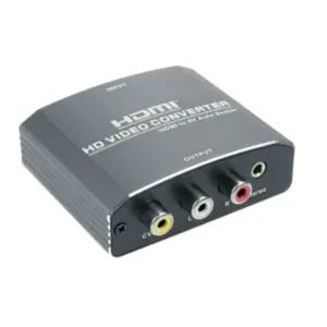브라운관티비연결 컨버터 hdmi to av아답타 NTSC호환RCA전환기