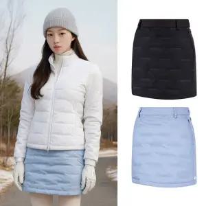 무료배송[비티알공식]여성 겨울 스트레치 속바지 골프 패딩 스커트