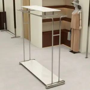 양면행거 매장용 이동식 더블폴 양방향 원룸