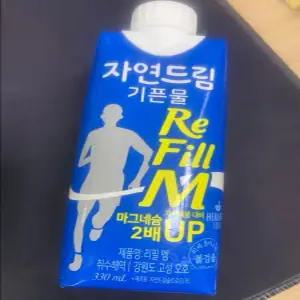 iN자연드림 리필엠 기픈물 종이팩 해양심층수 330ml, 18입