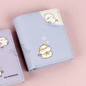 귀여운 오목눈이 캐릭터 보부상 수납 반지갑 초등 학생 여아 어린이 카드 동전 지갑 (랜덤)
