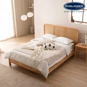 몰디브 라탄 고무나무 원목 침대 LK(9존 필로우탑 매트-K)