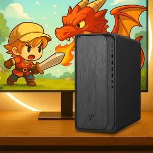 HP 옴니데스크 인텔 U5-225 D5 32GB 512GB FreeDOS 듀얼모니터 미니타워 M03-0029KR-U5 RTX3050 사무 업무