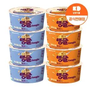 삼양 큰컵 탱글 머쉬름크림 4입 + 갈릭오일 4입