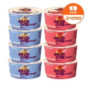 삼양 큰컵 탱글 머쉬름크림 4입 + 청크토마토 4입