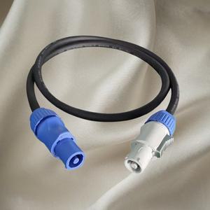 1M 3M 파워콘 연장 케이블 3x1.5mm² 고품질 블랙 3코어 전원 무대 조명 LED 이벤트 쇼