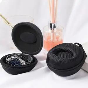 시계 파우치 여행용 올블랙 EVA 하드 케이스 충격방지 방수 악세사리 보관 파우치