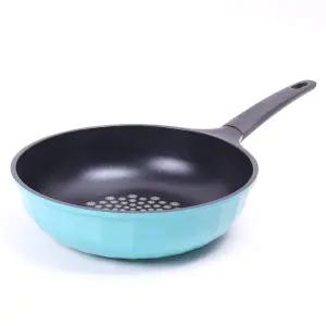 키친아트 F1 궁중팬 28cm 볶음팬 깊은팬 다이아몬드 코팅팬