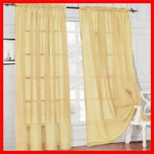 유리 실 쉬어 창 밸런스 커튼 흰색 쉬어 커튼 거실 침실 창 보일 얇은 명주 그물 커튼 16 색