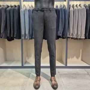 [바쏘](마산점)가을 겨울 히든허리밴드 스판 남성정장바지 [차콜 그레이]