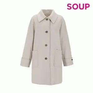 캐시미어 아웃 포켓 싱글 코트_SAAHC91SG