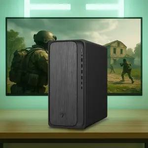 HP 옴니데스크 인텔 U5-225 D5 16GB 2TB FreeDOS 듀얼모니터 미니타워 M03-0029KR-U5 RX6600 사무 업무 그