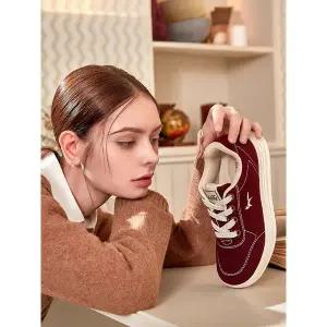 [하프클럽/울시]25FW신상 여성 울스니커즈_버건디 SHWSSN25F07WBU