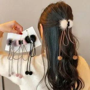 [골드스마일]집게핀 미니 폼폼 편한