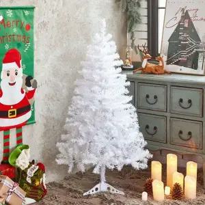 [셀러에이드]크리스마스 120cm 스카치 화이트 홀로그램 트리 나무