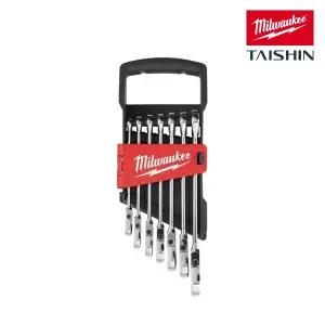 밀워키 48-22-9529A 플렉스 헤드 라쳇콤비렌치 세트 7pcs