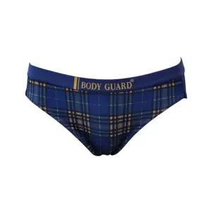 [롯데백화점]보디가드 골드 네이비 체크 삼각팬티 BGWPZ907