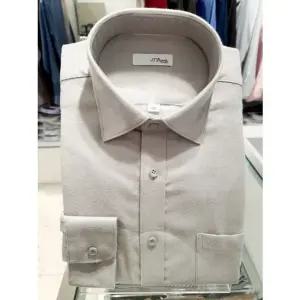 [갤러리아] 듀퐁 25년 겨울  균일 일반핏 기모 긴팔와이셔츠(SE5FM12LS732SGY)