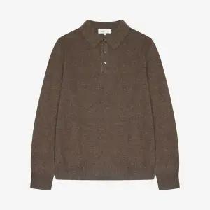 갤러리아 지이크 FW 다크브라운 캐시미어100 카라 풀오버 니트 PJUCI8011