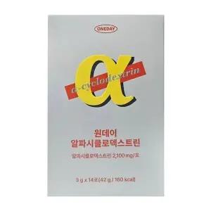 데이즈온 알파CD 원데이 알파싸이클로덱스트린 / 알파시클로 덱스트린 3g x 14포 / 1박스 / DY