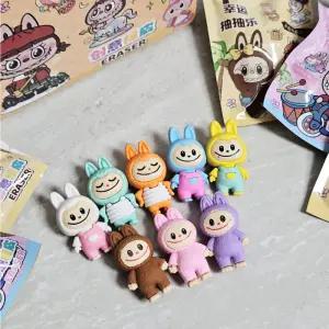 라부부 지우개 랜덤 박스 1세트(32개입) 인형 굿즈 뽑기 학용품 단체 선물