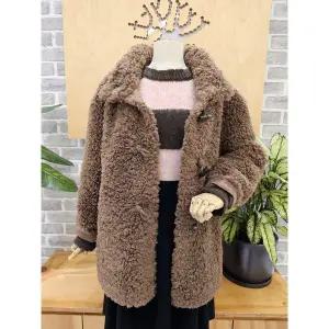 [레코브](타임스퀘어점패션관)뽀글이 떡볶이 코트 (LC31EZCT601X)