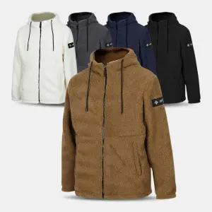 남자 양털 뽀글이 기모 후드 집업 자켓 PSPD2 겨울