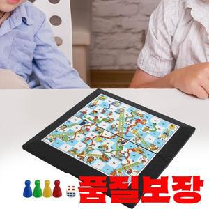 가족 성인을 위한 뱀과 사다리 보드 게임 여행 휴대용