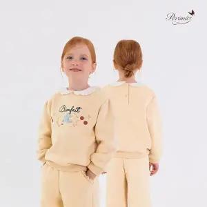 [대구백화점] [페리미츠]여아 피콧 프릴 카라 기모 티셔츠(P2545T154)