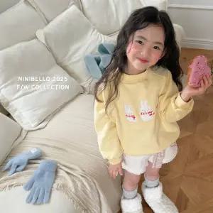 [연투] 니니벨로 25겨울 눈사람나그랑맨투맨 아기 유아 키즈 아동복