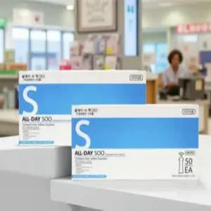 렌즈 인공 눈물 콘텍트 렌즈습윤제 식염수 윤활보습제 세정액 10ml x 100개