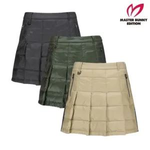 MASTER BUNNY 여성 겨울 플리츠 다운 패딩 스커트 21-D4PC511