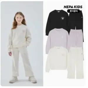 [롯데백화점]네파 여아 크롭 기모세트 KL85952