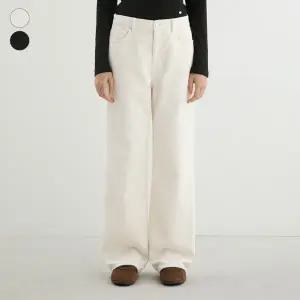 [GUESS]게스진 여성 코듀로이 와이드(YP4W9105)