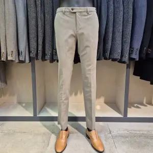 [바쏘](마산점)가을 겨울 베이지 컬러 히든밴딩 남성 골덴바지