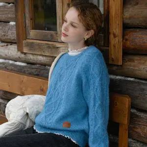 [THE COLOR WAY](의정부점)울스탠다드풀오버R넥니트 (ZYCD250637)