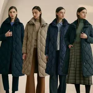 [1종]울니트카라 롱다운점퍼