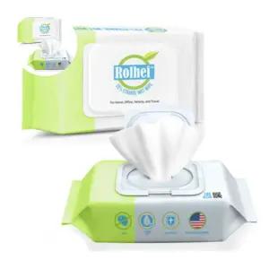 롤헤이 10팩 알콜티슈 소독티슈 청소용 소독알콜티슈