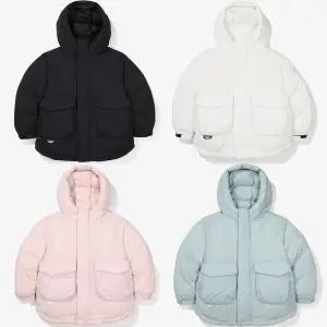 휠라 키즈 클라우드 숏 후드 다운 자켓 FK2DJF4107X