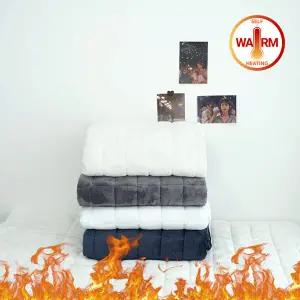 [사이즈균일가] 에어룸 자가발열 그래핀 극세사 침대패드