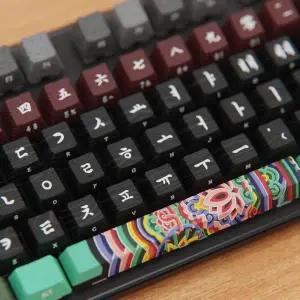 [시이닷] 블랙 단청 염료승화 PBT 키캡 한국의 미