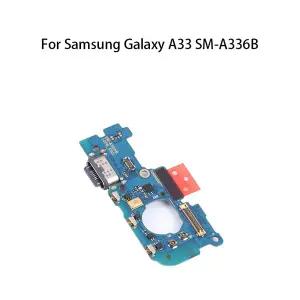 갤럭시 호환 A33 5G SM-A336B용 USB 충전 포트 잭 독 커넥터 충전 보드