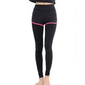 D25 여자래쉬가드 9부 반바지 레깅스 1P 헬스 운동복 여름레깅스