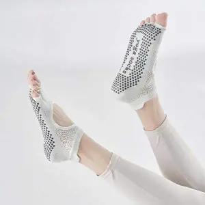 메쉬 요가 필라테스 오픈토삭스 미끄럼방지 실리콘