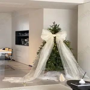 대형리본 크리스마스트리 자이언트 6m 대왕 리본 웨딩카꾸미기 장식 인테리어 소품샵 생일파티 DIY 새차 선물 신차 북유럽 초대형 특별한 프로포즈 텐트장식